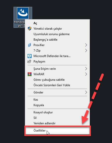 TrendVPN Windows Yazılımı